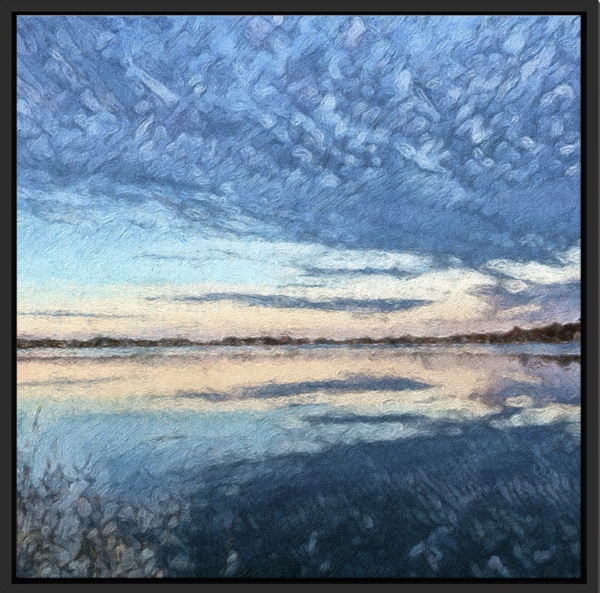 Gemälde Pönitzer See von Frank Böhrnsen